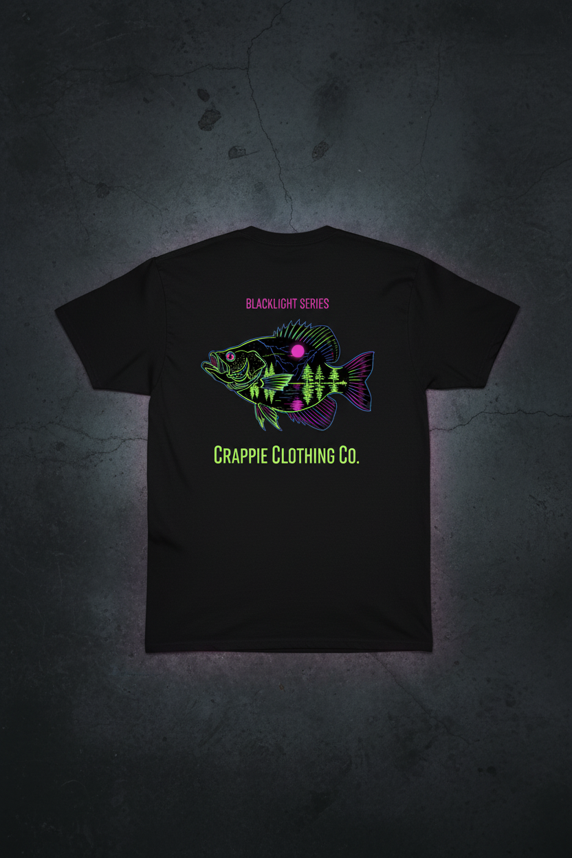 Blacklight Tee - Back Flat Lay