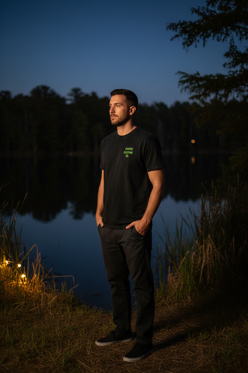 Blacklight Tee - Front Lifestyle