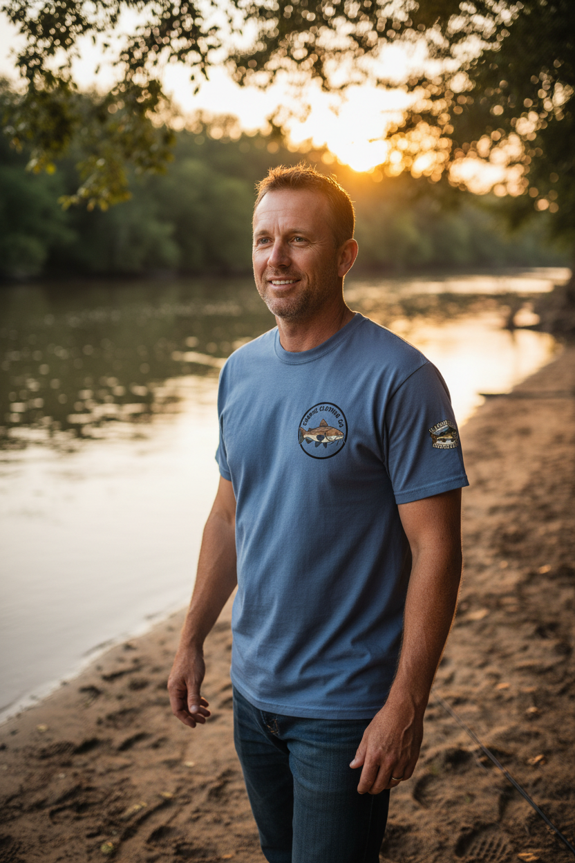 Flathead Country Tee - Front/Sleeve Lifestyle