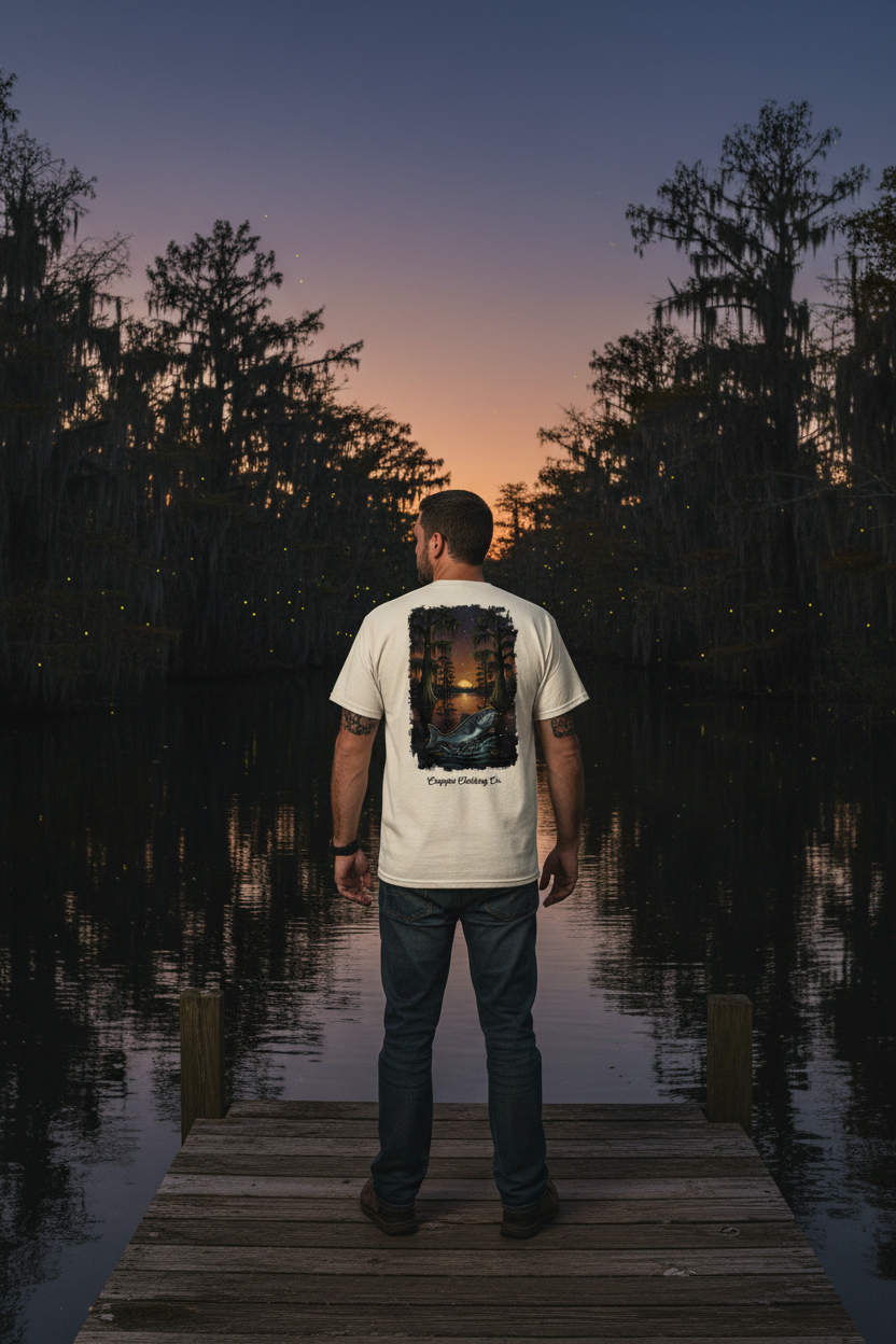 Louisiana Night Tee - Lifestyle 1
