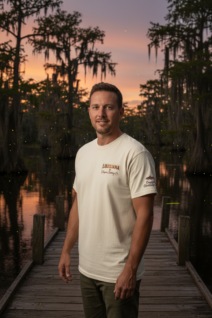 Louisiana Night Tee - Lifestyle 2