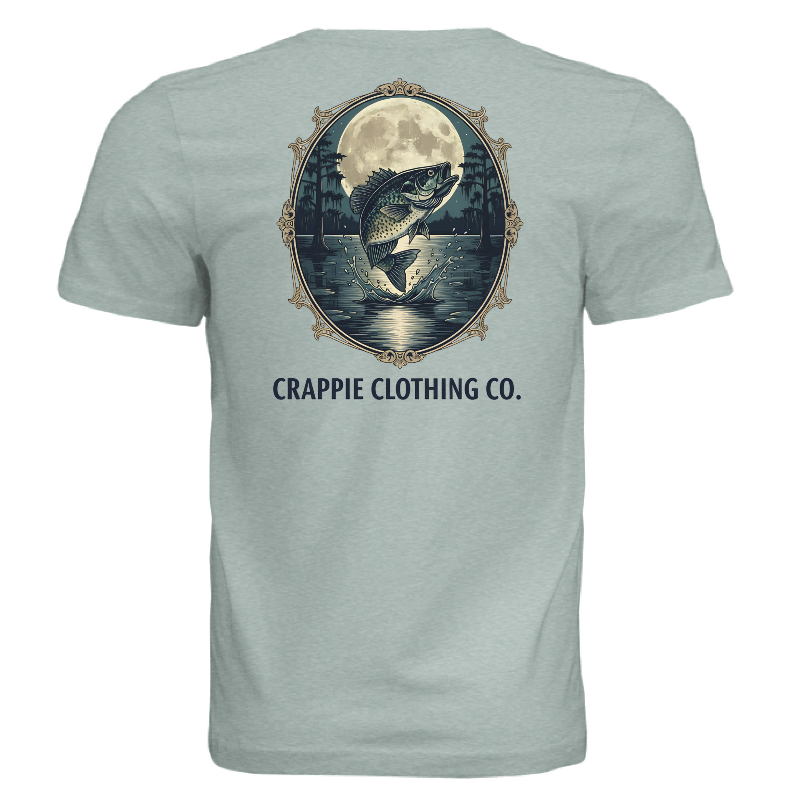 Dusty Blue Triblend - BACK