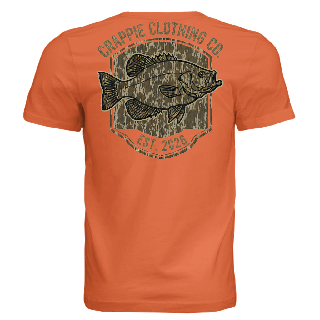 Solid Orange Triblend - 3413C - BACK
