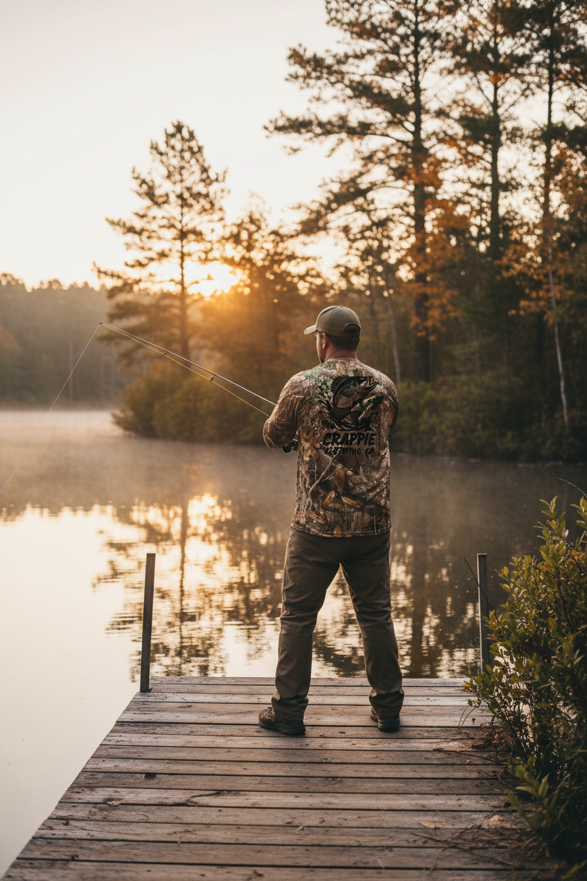 Timber & Tackle Lifestyle - Morning Cast Portrait
