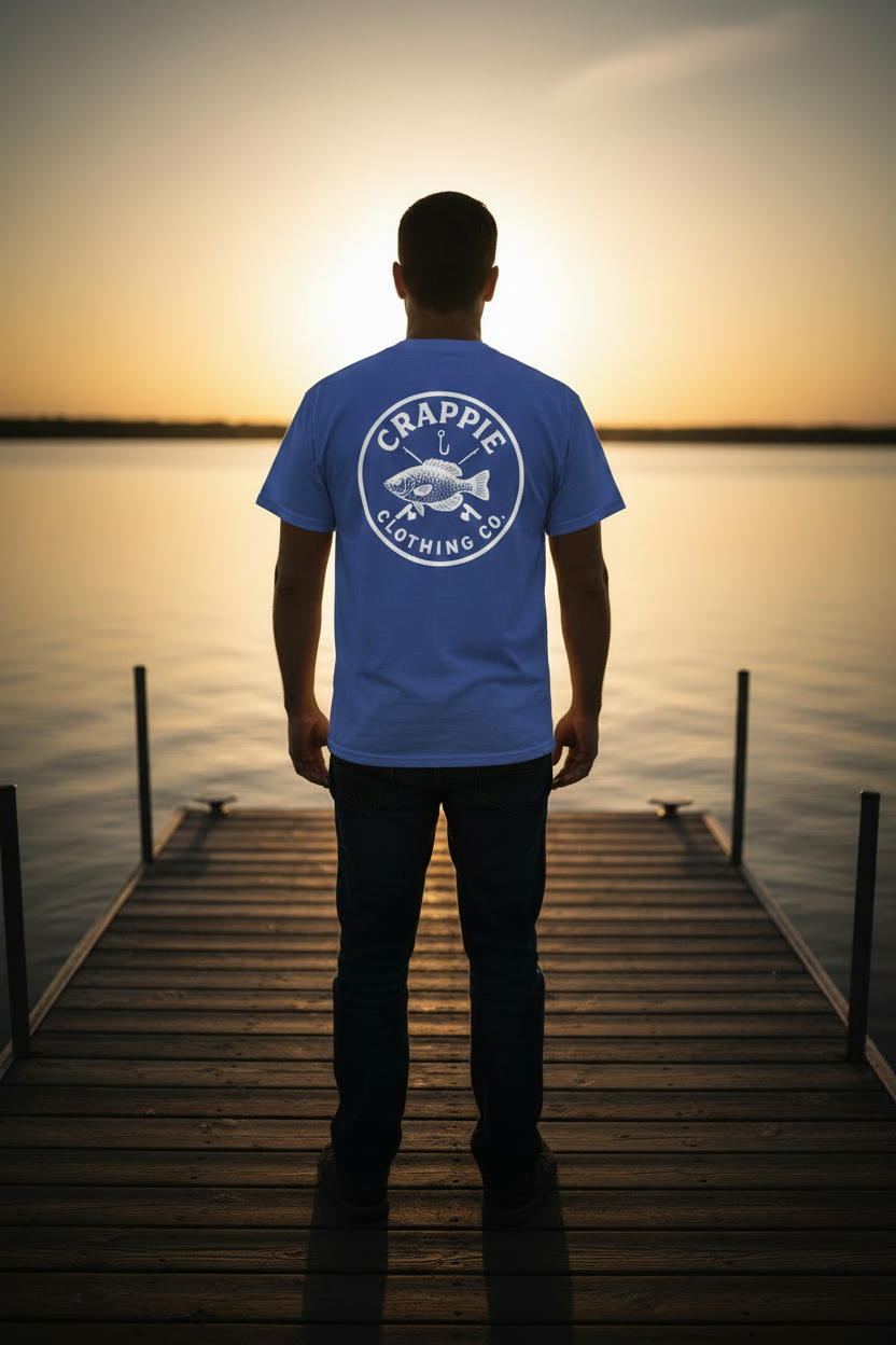 Vertical Limit Tee Blue - Back Lifestyle